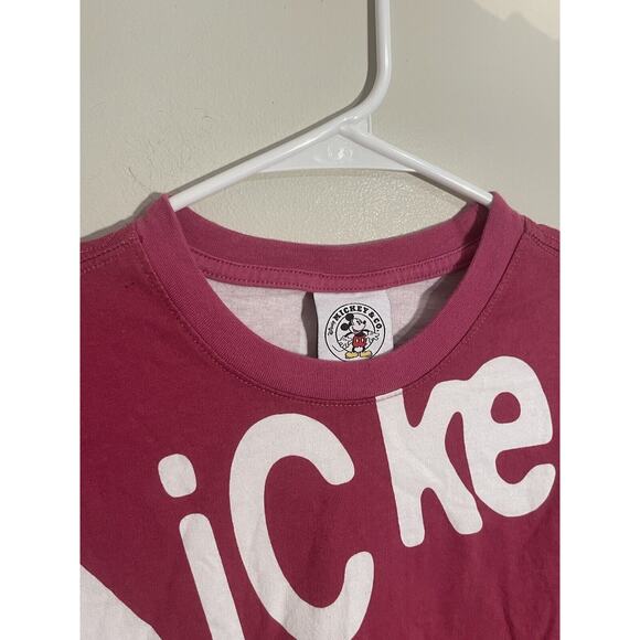 Disney Parks Mickey Mouse Spring Flower Long Sleeve Shirt Adult Small - Picture 4 of 10